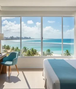 Veja 3 hotéis barato perto da praia em Recife